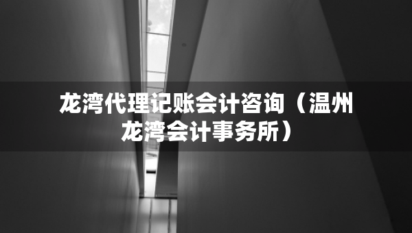 龍灣代理記賬會(huì)計(jì)咨詢（溫州龍灣會(huì)計(jì)事務(wù)所）