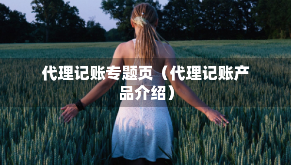 代理記賬專(zhuān)題頁(yè)（代理記賬產(chǎn)品介紹）