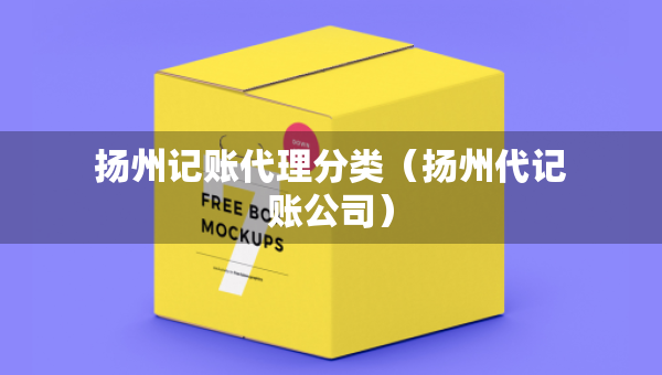 揚(yáng)州記賬代理分類（揚(yáng)州代記賬公司）