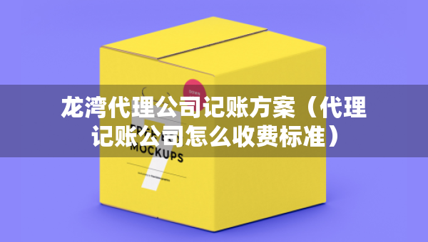 龍灣代理公司記賬方案（代理記賬公司怎么收費標準）