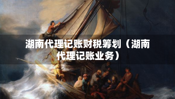 湖南代理記賬財稅籌劃（湖南代理記賬業(yè)務(wù)）