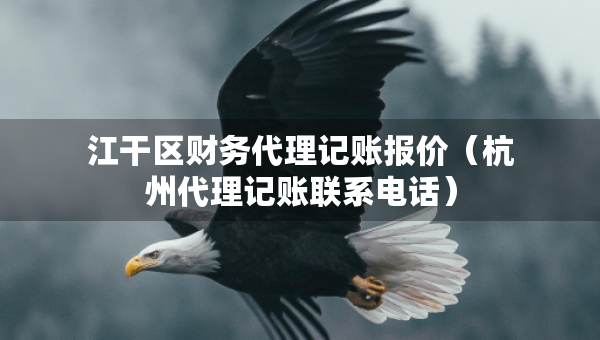 江干區(qū)財(cái)務(wù)代理記賬報(bào)價(jià)（杭州代理記賬聯(lián)系電話）