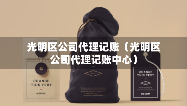 光明區(qū)公司代理記賬（光明區(qū)公司代理記賬中心）