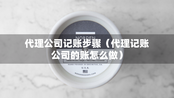 代理公司記賬步驟（代理記賬公司的賬怎么做）