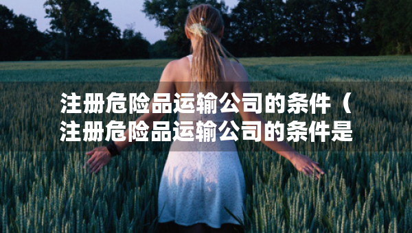 注冊危險品運輸公司的條件（注冊危險品運輸公司的條件是什么）