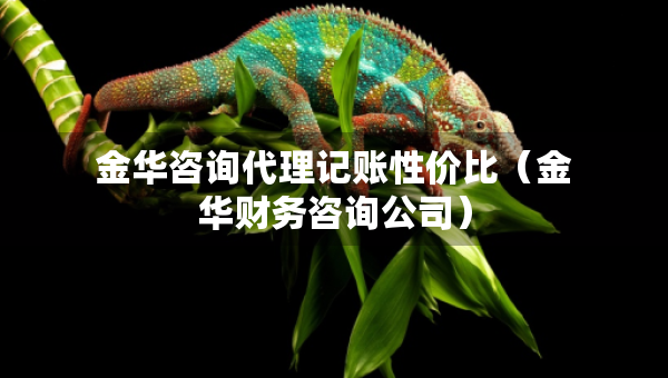 金華咨詢代理記賬性價(jià)比（金華財(cái)務(wù)咨詢公司）