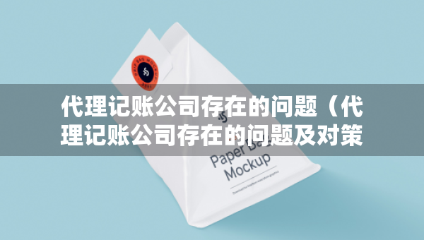 代理記賬公司存在的問題（代理記賬公司存在的問題及對(duì)策）