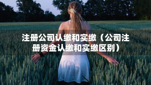 注冊(cè)公司認(rèn)繳和實(shí)繳（公司注冊(cè)資金認(rèn)繳和實(shí)繳區(qū)別）