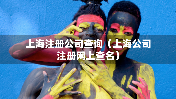 上海注冊公司查詢（上海公司注冊網(wǎng)上查名）