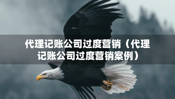 代理記賬公司過度營銷（代理記賬公司過度營銷案例）