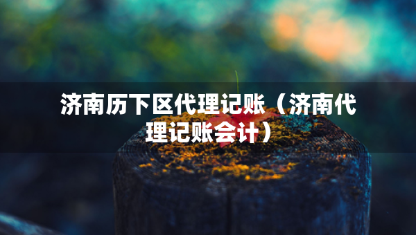 濟南歷下區(qū)代理記賬（濟南代理記賬會計）