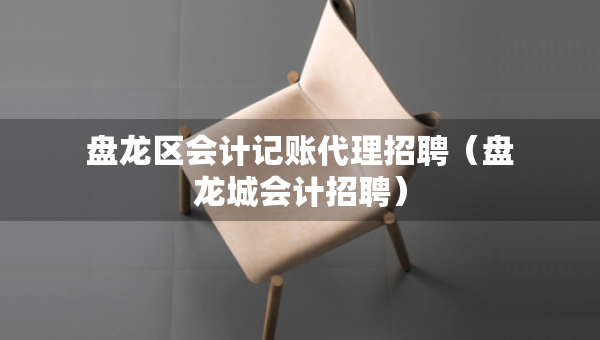 盤龍區(qū)會計記賬代理招聘（盤龍城會計招聘）