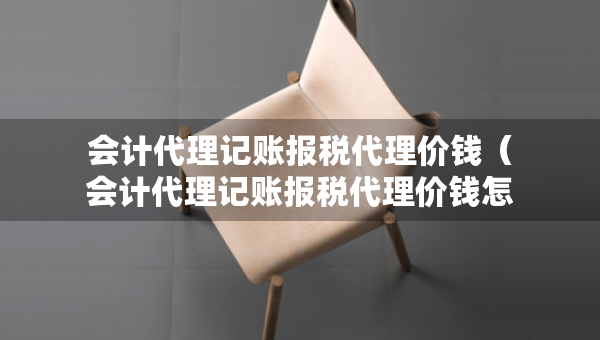 會(huì)計(jì)代理記賬報(bào)稅代理價(jià)錢（會(huì)計(jì)代理記賬報(bào)稅代理價(jià)錢怎么填）