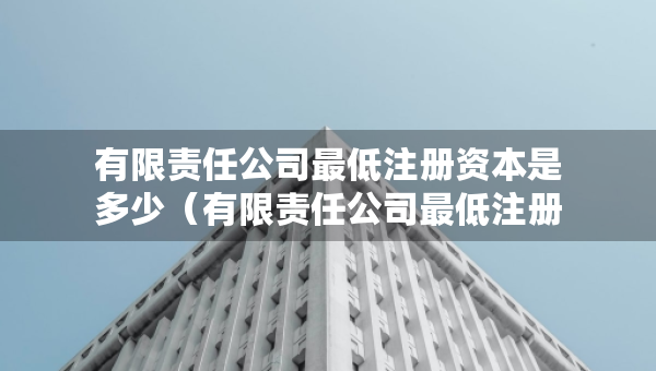 有限責(zé)任公司最低注冊資本是多少（有限責(zé)任公司最低注冊資本多少錢一般納稅人）