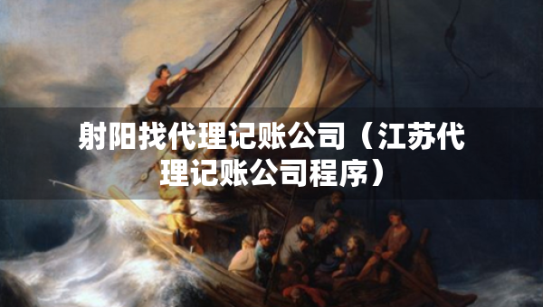 射陽找代理記賬公司（江蘇代理記賬公司程序）