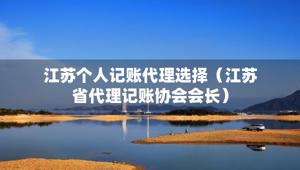 江蘇個(gè)人記賬代理選擇（江蘇省代理記賬協(xié)會會長）