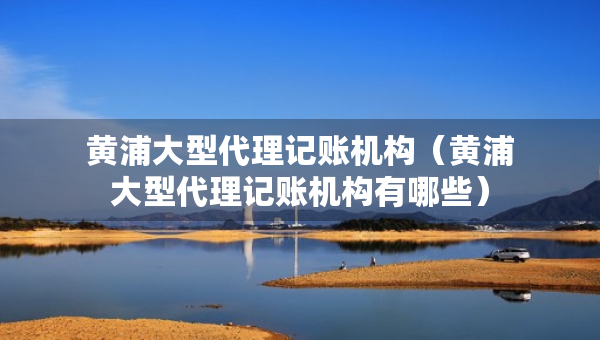 黃浦大型代理記賬機構（黃浦大型代理記賬機構有哪些）