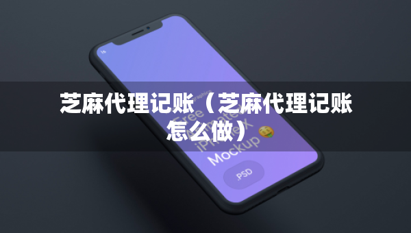 芝麻代理記賬（芝麻代理記賬怎么做）