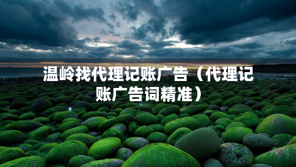 溫嶺找代理記賬廣告（代理記賬廣告詞精準(zhǔn)）