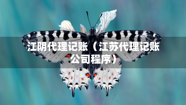 江陰代理記賬（江蘇代理記賬公司程序）