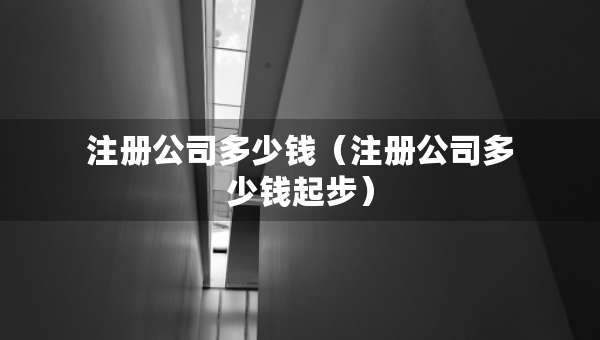 注冊(cè)公司多少錢(qián)（注冊(cè)公司多少錢(qián)起步）