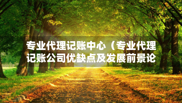 專業(yè)代理記賬中心（專業(yè)代理記賬公司優(yōu)缺點及發(fā)展前景論文）