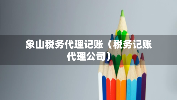 象山稅務代理記賬（稅務記賬代理公司）