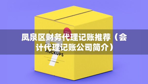 鳳泉區(qū)財(cái)務(wù)代理記賬推薦（會(huì)計(jì)代理記賬公司簡(jiǎn)介）