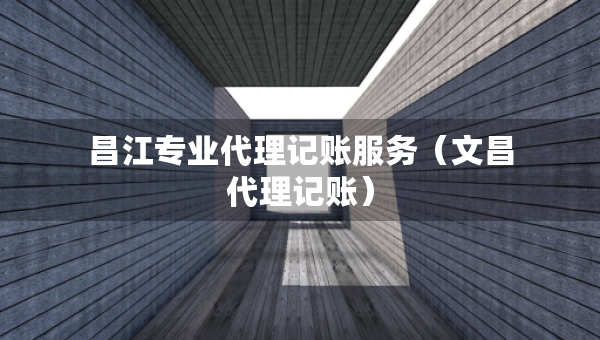 昌江專業(yè)代理記賬服務(wù)（文昌代理記賬）