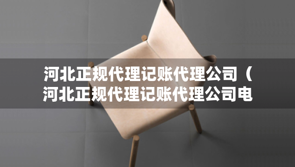 河北正規(guī)代理記賬代理公司（河北正規(guī)代理記賬代理公司電話）