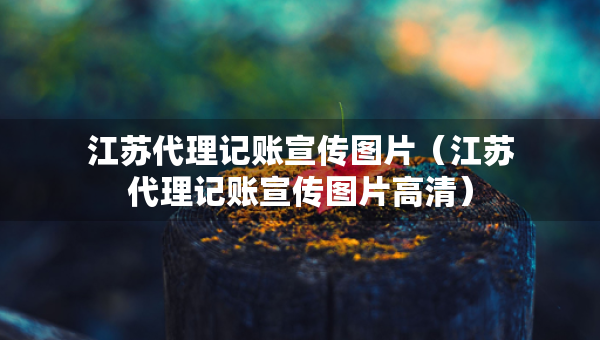 江蘇代理記賬宣傳圖片（江蘇代理記賬宣傳圖片高清）
