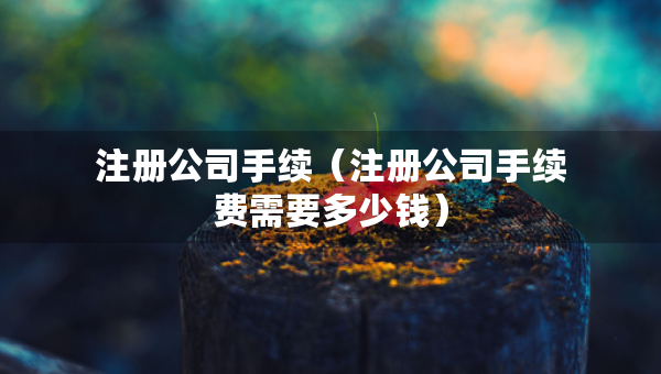 注冊(cè)公司手續(xù)（注冊(cè)公司手續(xù)費(fèi)需要多少錢(qián)）