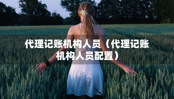 代理記賬機(jī)構(gòu)人員（代理記賬機(jī)構(gòu)人員配置）