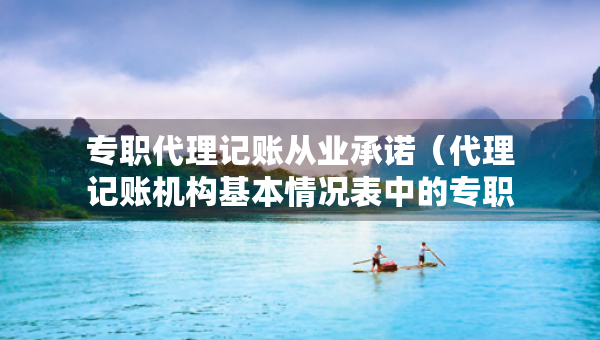 專職代理記賬從業(yè)承諾（代理記賬機構基本情況表中的專職從業(yè)人員信息包括哪些）