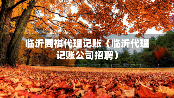 臨沂商祺代理記賬（臨沂代理記賬公司招聘）