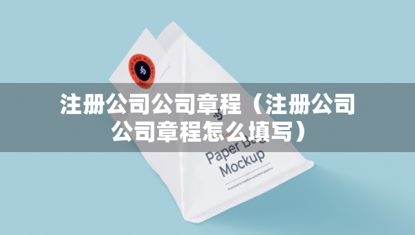 注冊(cè)公司公司章程（注冊(cè)公司公司章程怎么填寫）