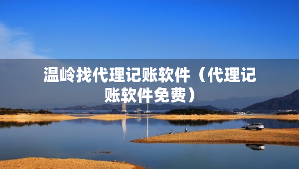 溫嶺找代理記賬軟件（代理記賬軟件免費）