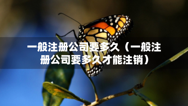 一般注冊(cè)公司要多久（一般注冊(cè)公司要多久才能注銷）