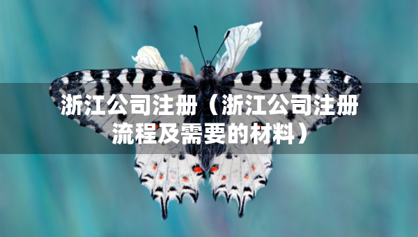 浙江公司注冊（浙江公司注冊流程及需要的材料）