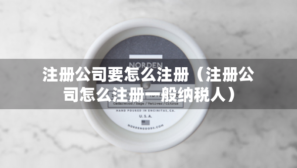 注冊(cè)公司要怎么注冊(cè)（注冊(cè)公司怎么注冊(cè)一般納稅人）