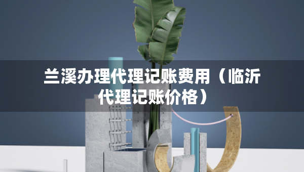 蘭溪辦理代理記賬費用（臨沂代理記賬價格）