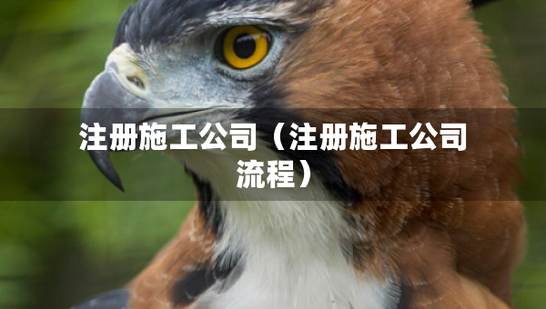 注冊施工公司（注冊施工公司流程）