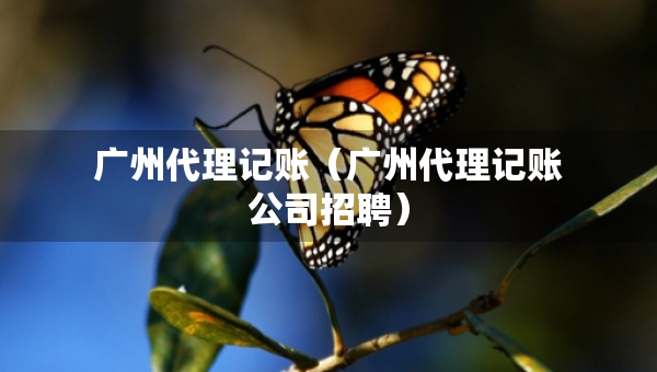 廣州代理記賬（廣州代理記賬公司招聘）