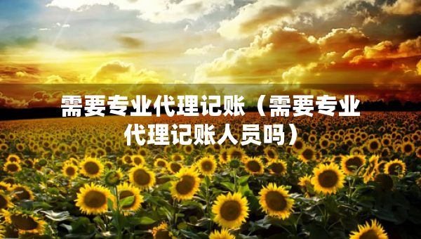 需要專業(yè)代理記賬（需要專業(yè)代理記賬人員嗎）