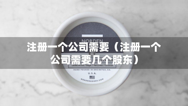 注冊一個公司需要（注冊一個公司需要幾個股東）