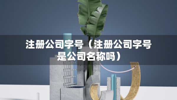 注冊(cè)公司字號(hào)（注冊(cè)公司字號(hào)是公司名稱嗎）