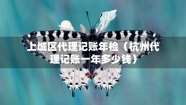 上城區(qū)代理記賬年檢（杭州代理記賬一年多少錢）