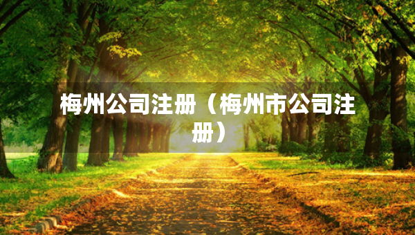 梅州公司注冊（梅州市公司注冊）