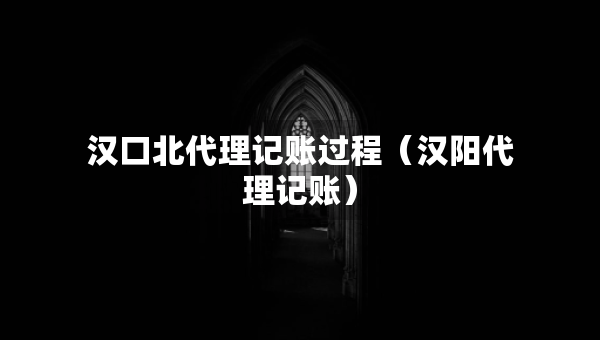 漢口北代理記賬過程（漢陽代理記賬）