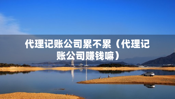 代理記賬公司累不累（代理記賬公司賺錢嘛）